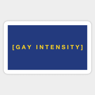 Gay Intensity Sticker